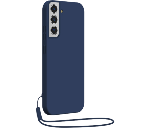 BIGBEN Etui z paskiem do SAMSUNG S22+ NIEBIESKI - 723358 - zdjęcie